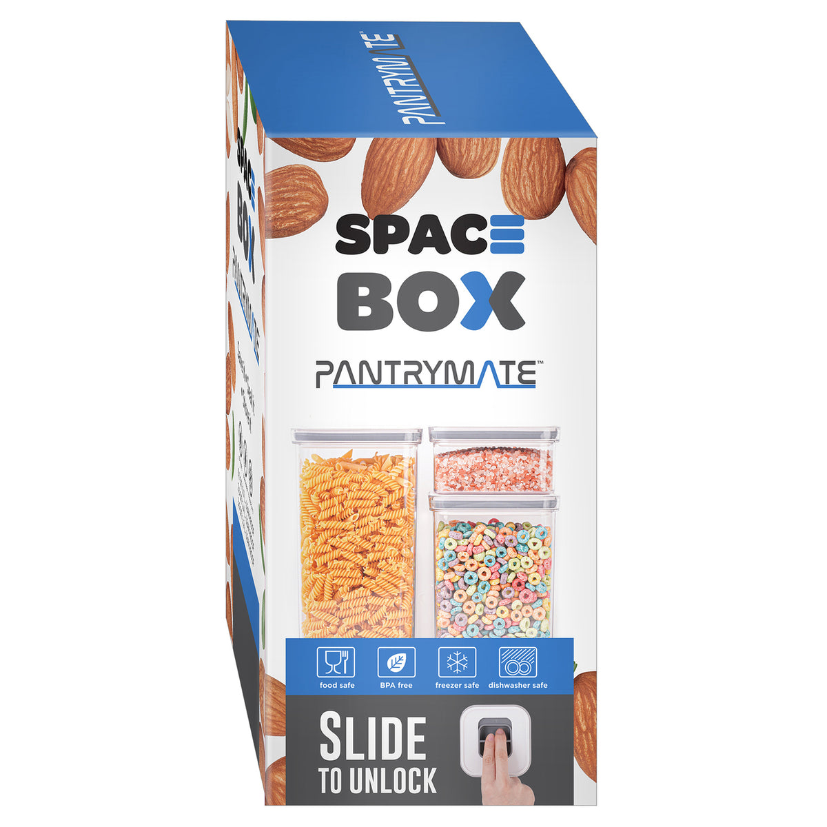 PantryMate FGM71142 3-Piece Rectangular Food Storage Container Set