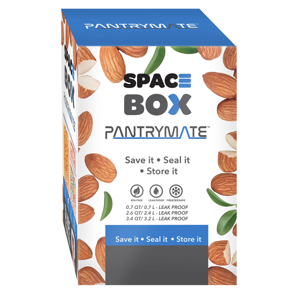 PantryMate FGM71142 3-Piece Rectangular Food Storage Container Set