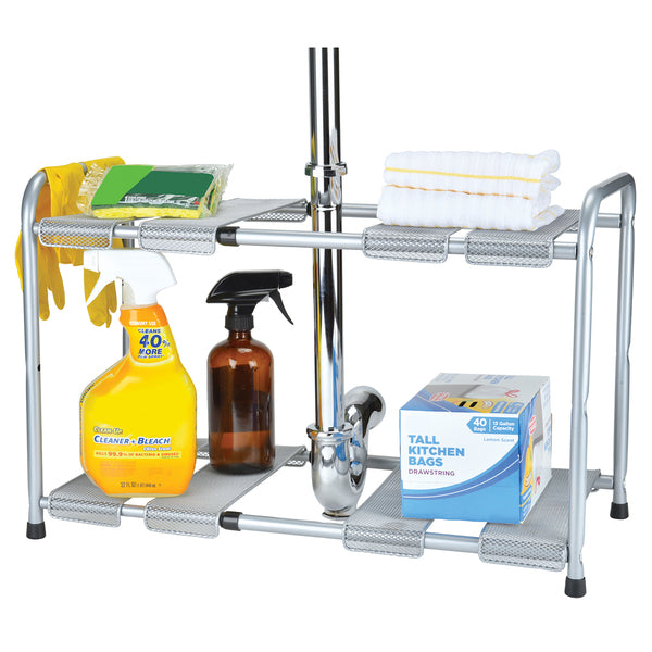PANTRYMATE™ Expanding Undersink Shelf FGM87125 – Adjustable Steel Storage Solution