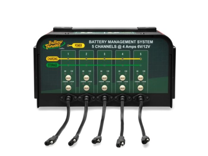 Battery Tender Plus Shop Charger 5 Bank by Battery Tender, Part No. 021-0133-DL-WH