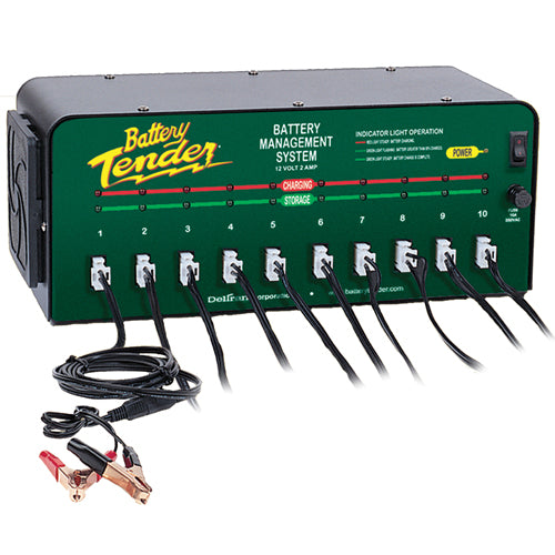 Battery Tender Plus Shop Charger 10 Bank by Battery Tender (Part #021-0134-DL-WH)