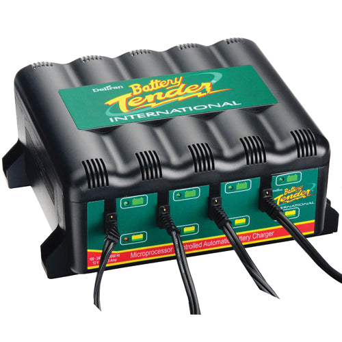 Battery Tender 4-Bank Battery Tender Plus Model 022-0148-DL-WH by Battery Tender