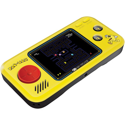MY ARCADE PAC MAN PCKT PLYR YLW - Portable Retro Gaming Device with Backlit Display and Classic PAC-MAN Games