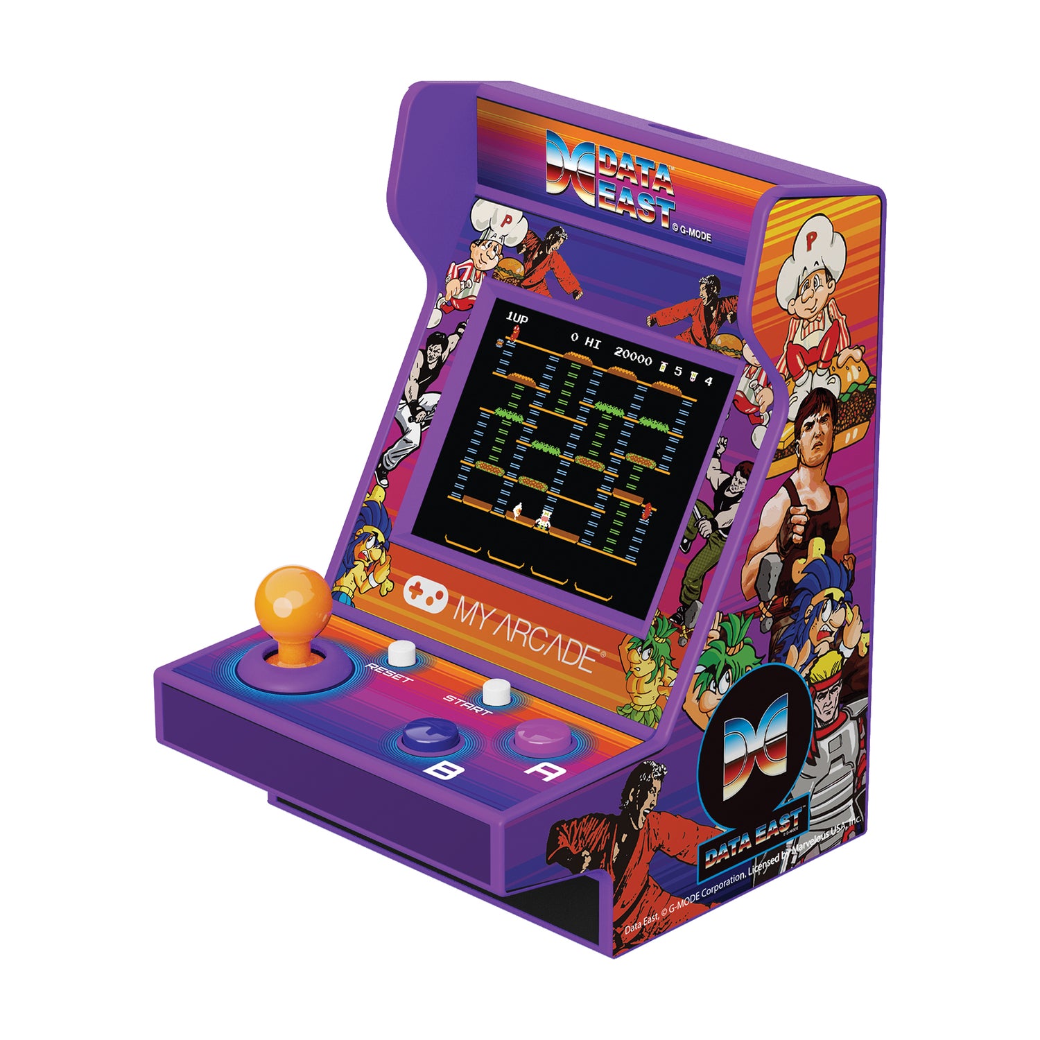 MY ARCADE(R) 108GM Data East Portable Retro Game Console with 8 Licensed Titles and 100 Bonus Games