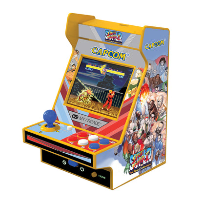 MY ARCADE Nano Player Pro SSFII Retro Handheld with 2 Licensed Titles