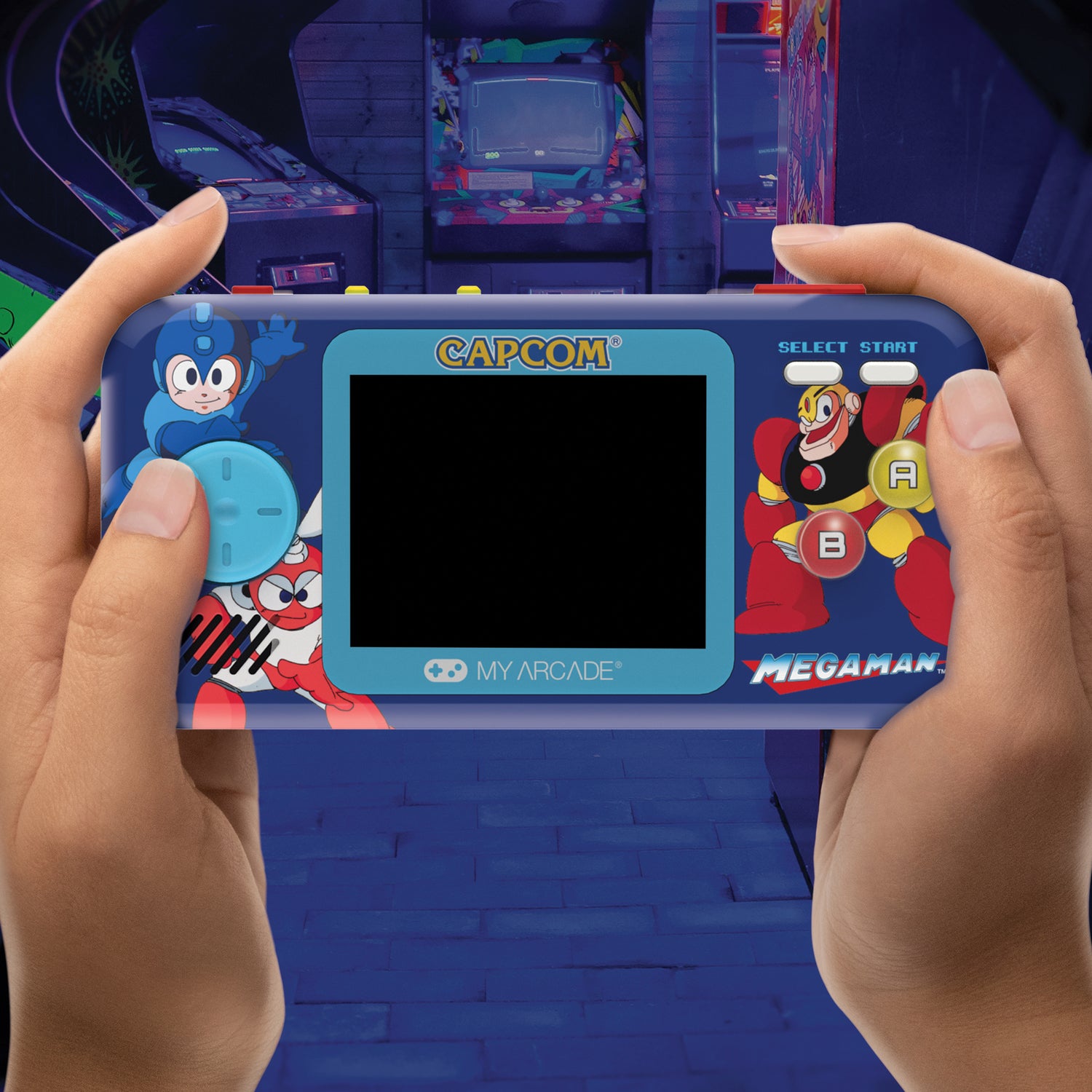 MY ARCADE PCKT PLYR PRO Mega Man Portable Game Console - Officially Licensed Capcom Titles