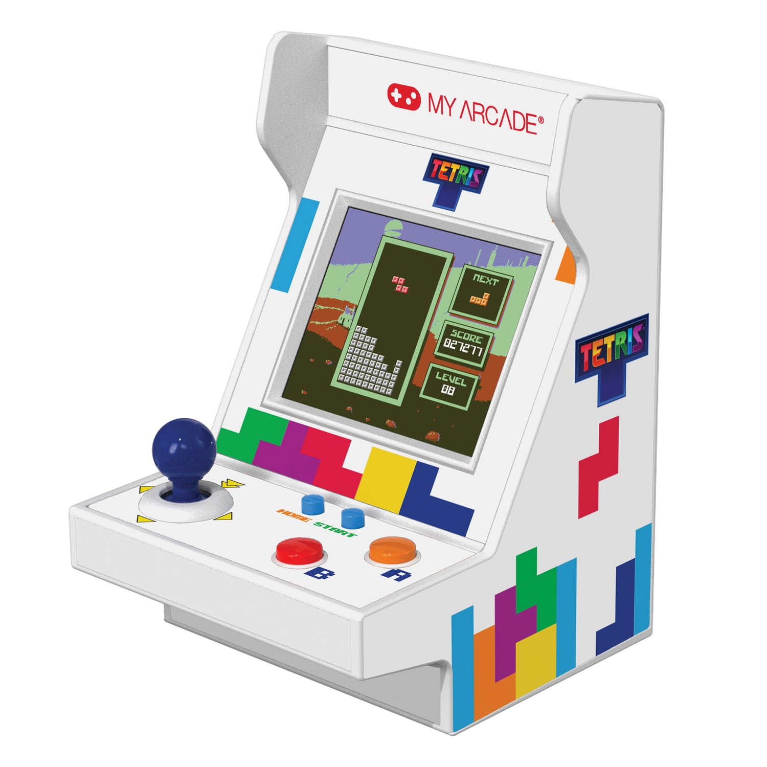 MY ARCADE(R) Pico Player Tetris - Compact Handheld Game Console with 100 Bonus Games