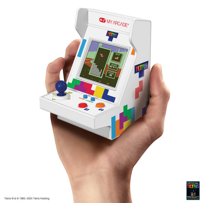 MY ARCADE(R) Pico Player Tetris - Compact Handheld Game Console with 100 Bonus Games