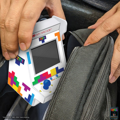MY ARCADE(R) Pico Player Tetris - Compact Handheld Game Console with 100 Bonus Games