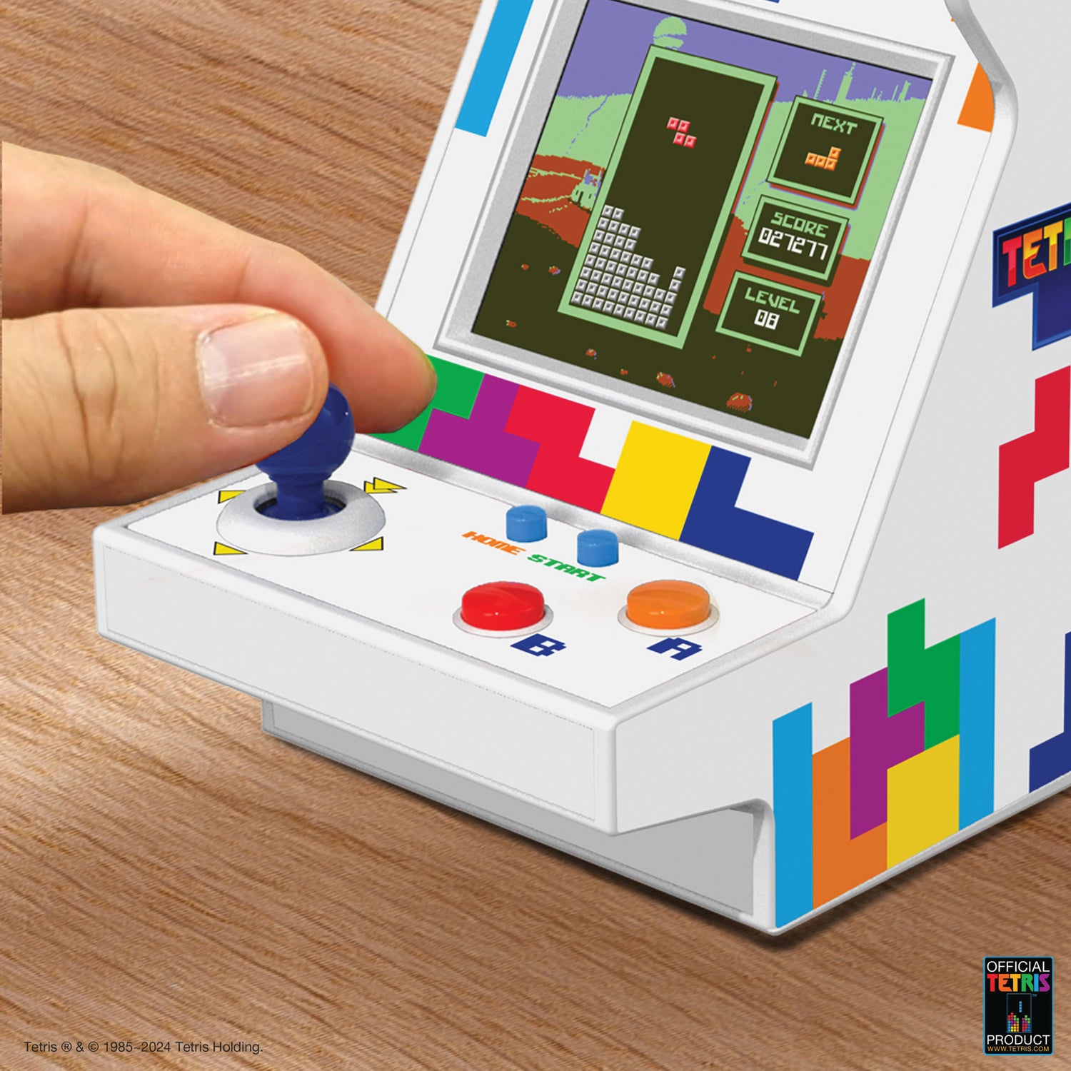 MY ARCADE(R) Pico Player Tetris - Compact Handheld Game Console with 100 Bonus Games