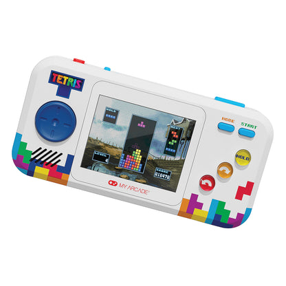 MY ARCADE PCKT PLYR PRO Tetris Handheld Game - Compact Portable Console with Full-Color Screen and Built-In Speakers