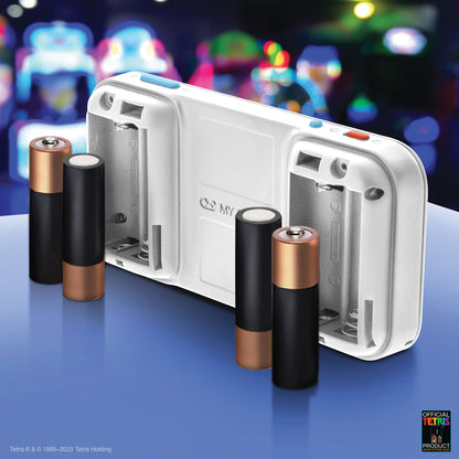 MY ARCADE PCKT PLYR PRO Tetris Handheld Game - Compact Portable Console with Full-Color Screen and Built-In Speakers