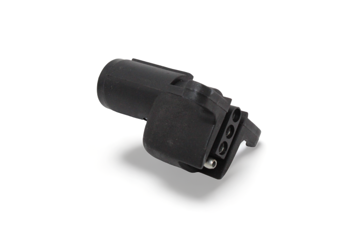 Draw-Tite 707281 6-Way Round Pin to 4-Flat Trailer Wiring Adapter