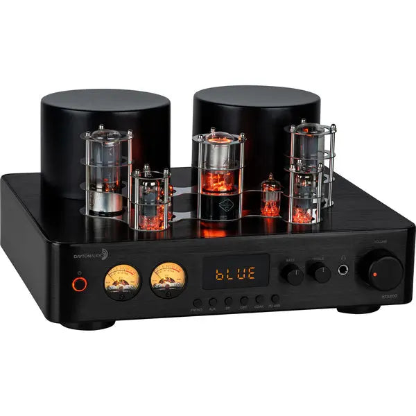 Dayton Audio HTA200 200W Hybrid Tube Integrated Amplifier with Bluetooth and USB DAC