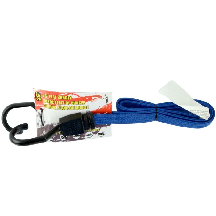 ERICKSON Flat Bungee Cord 36" - Heavy-Duty Elastic Tie for Secure Fastening