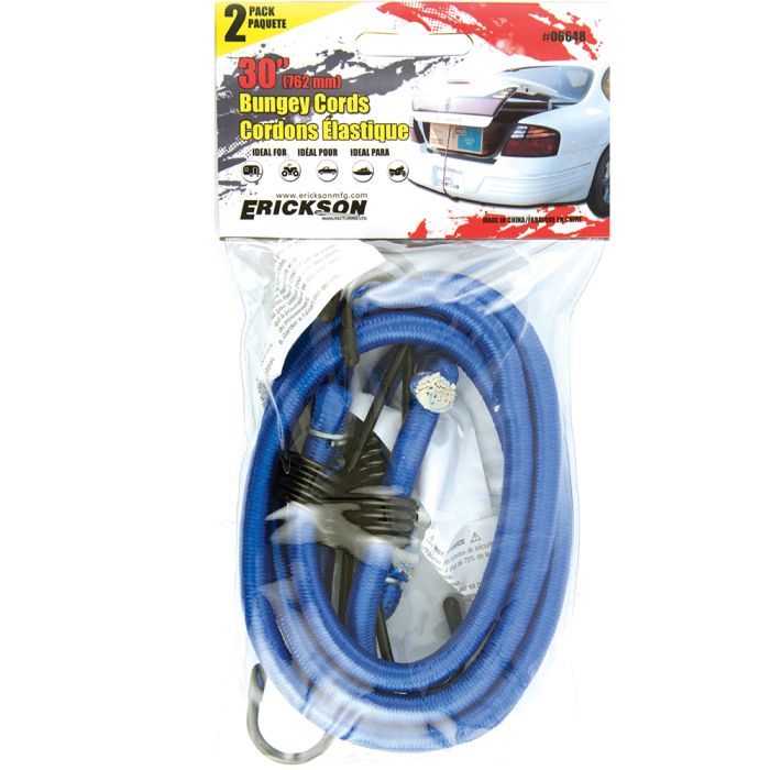 ERICKSON Bungee Cords 30 Inch - 2 Pack