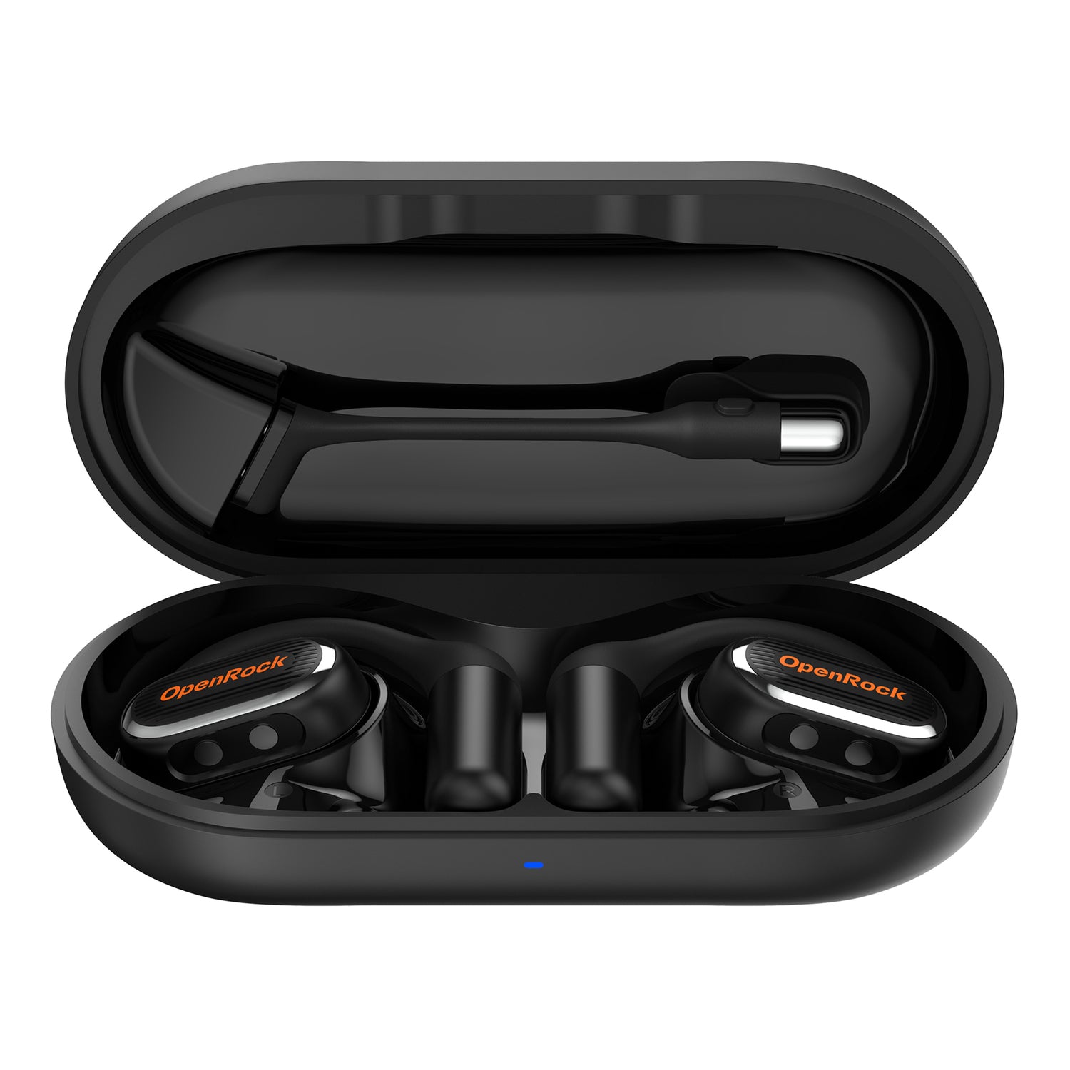 OPENROCK(R) LINK 20 2-in-1 Open Earbuds with Magnetic Boom Microphone and 52-Hour Battery Life