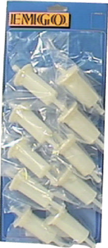 EMGO Fuel Filter 4 inch 1/4 inch - Pack of 10, Part Number 14-34441