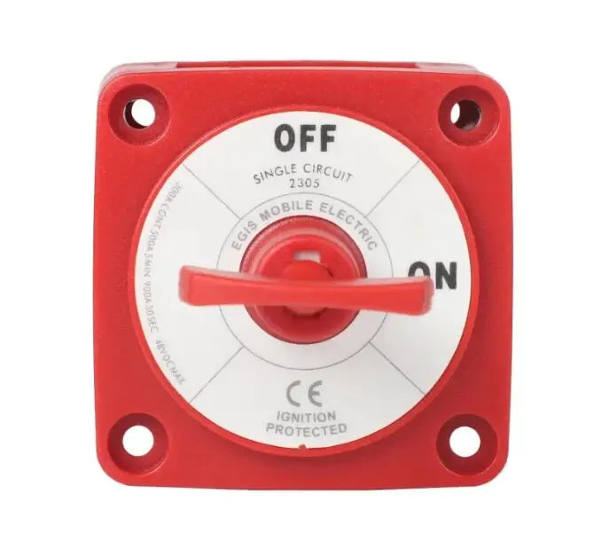 Egis Mobile Electronics EGIS 2305 m-Series 300A Battery Switch Off/On with Key Actuator