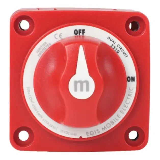 Egis Mobile Electronics EGIS 2310 m-Series 300A Dual Circuit Battery Switch On/Off