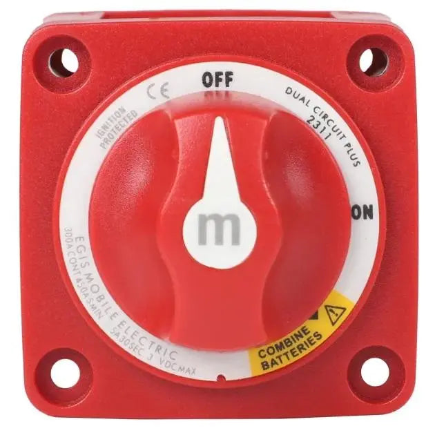 Egis Mobile Electronics EGIS 2311 m-Series 300A Dual Circuit Battery Switch with Combine Function