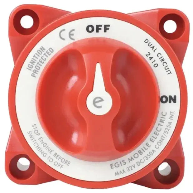 Egis Mobile Electronics EGIS 2410 e-Series 350A Dual Circuit Battery Switch Off/On