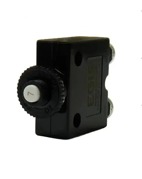Egis Mobile Electronics EGIS Push Button Panel Mount Circuit Breaker 7 Amp, Model 4710-07