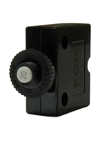 Egis Mobile Electronics EGIS 4711-30 Push Button Panel Mount Circuit Breaker - 30 Amp