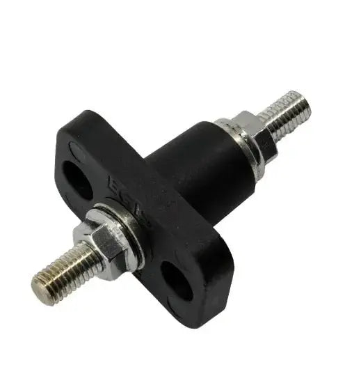 Egis Mobile Electronics EGIS Feed Through Terminal Black M10 (3/8 inch) Retail Pack