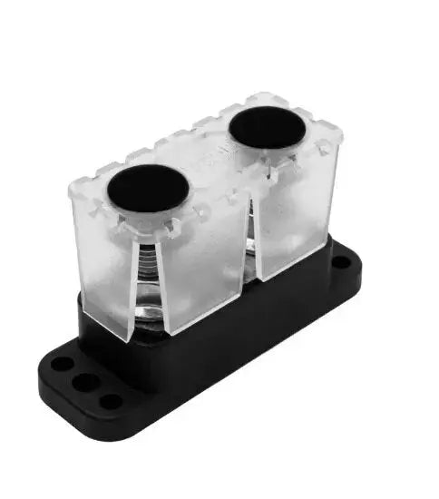 Egis Mobile Electronics EGIS PowerBar Dual M10 (3/8) Studs - 250A with Cover Retail Pack