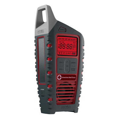 American Red Cross Odyssey BT Weather Radio with Solar Power, Bluetooth, and Emergency Features
