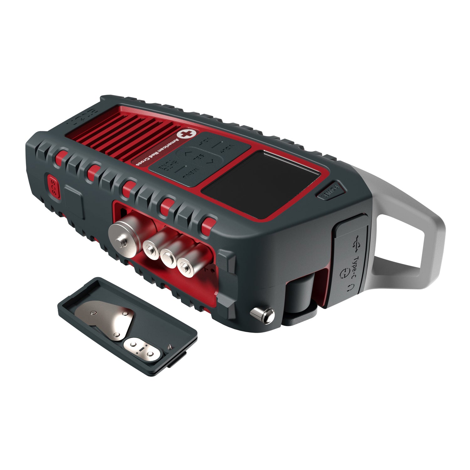 American Red Cross Odyssey BT Weather Radio with Solar Power, Bluetooth, and Emergency Features