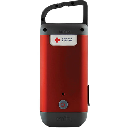 ETON CLIPRAY Clip-On LED Flashlight ARCCR100R-SNG with Hand-Crank Power and Red Cross License