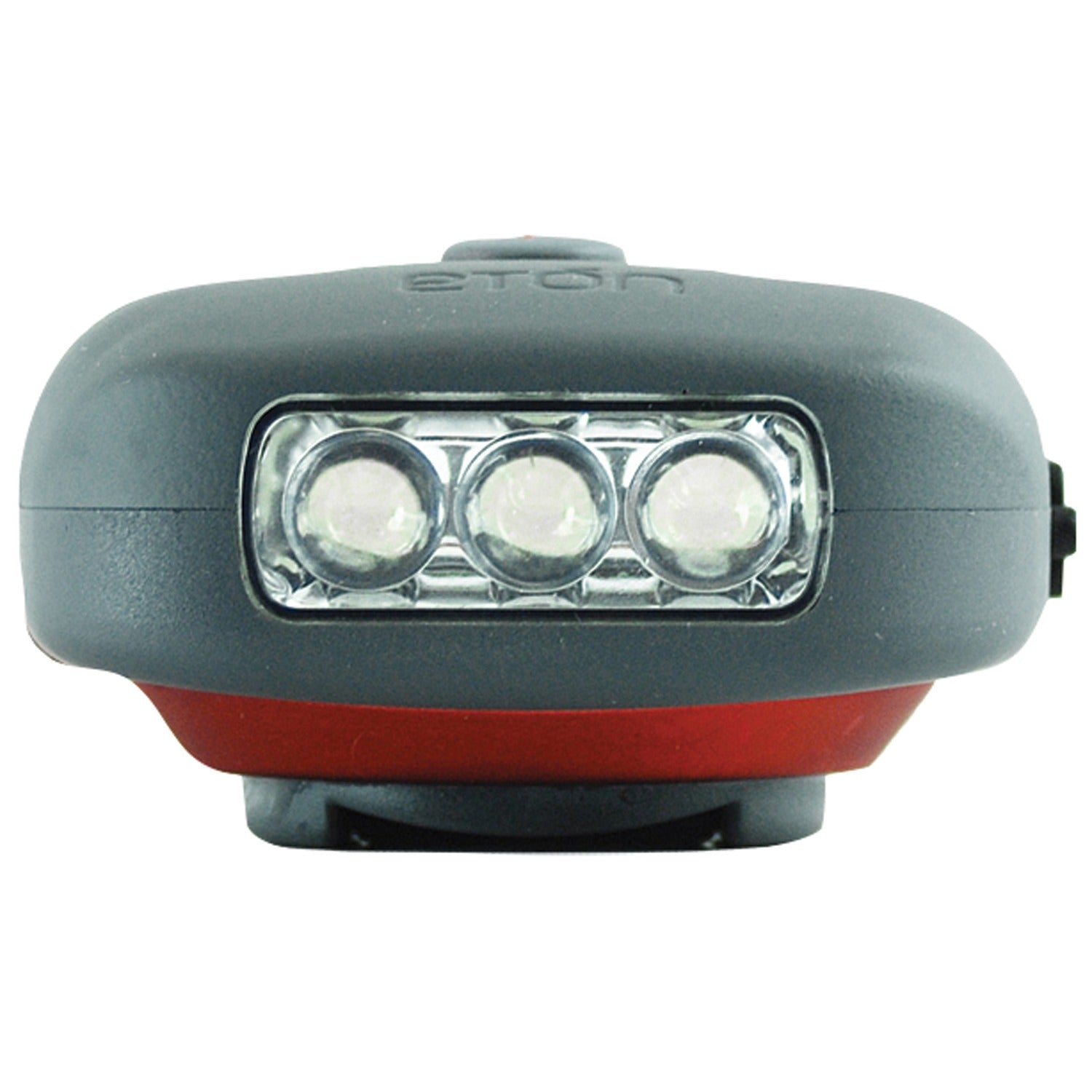 ETON CLIPRAY Clip-On LED Flashlight ARCCR100R-SNG with Hand-Crank Power and Red Cross License