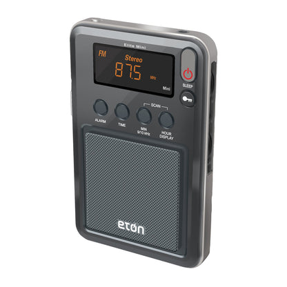 ETON Mini AM/FM Radio with Digital Tuner and LCD Display