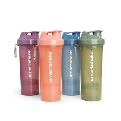 Smartshake Protein Shaker Bottle for Protein Mixes - 4 Pack - 13.5 oz | Leak Proof Shaker Cups for Protein Shakes | Blender Bottle Shaker | Protein Shaker Bottle Pack | Storage Container – Multicolor Atticus Goods