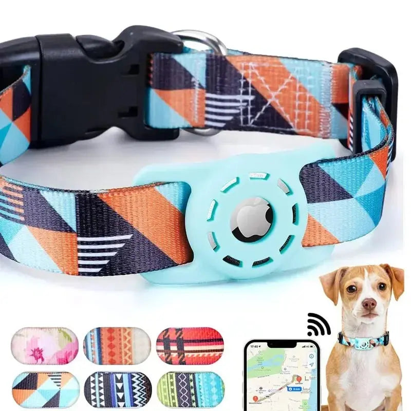Digital Printing Collar for Apple Airtag - Pets Accessories Atticus Goods