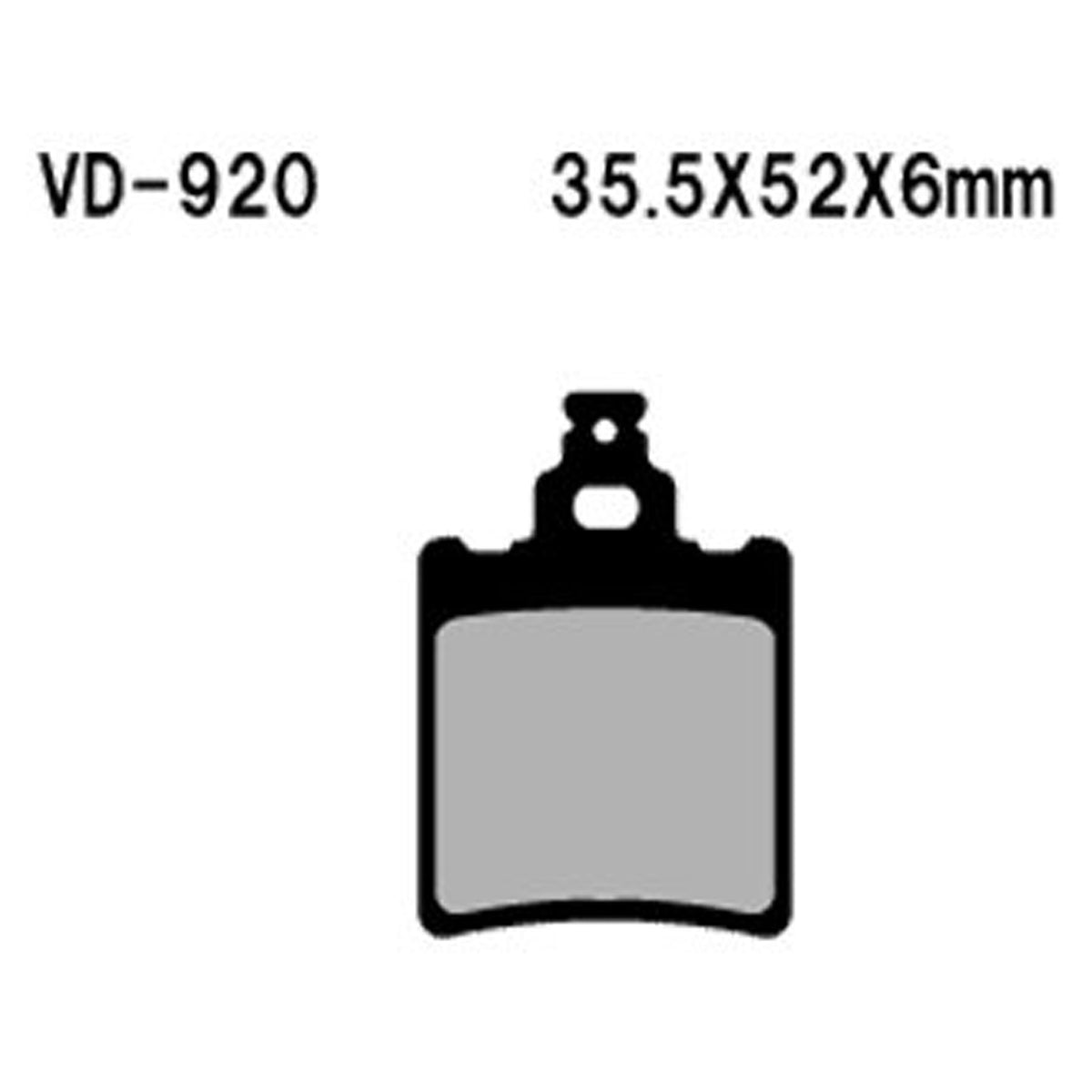 VESRAH Semi-Metallic Brake Pads VD-949 for Reliable Braking Performance