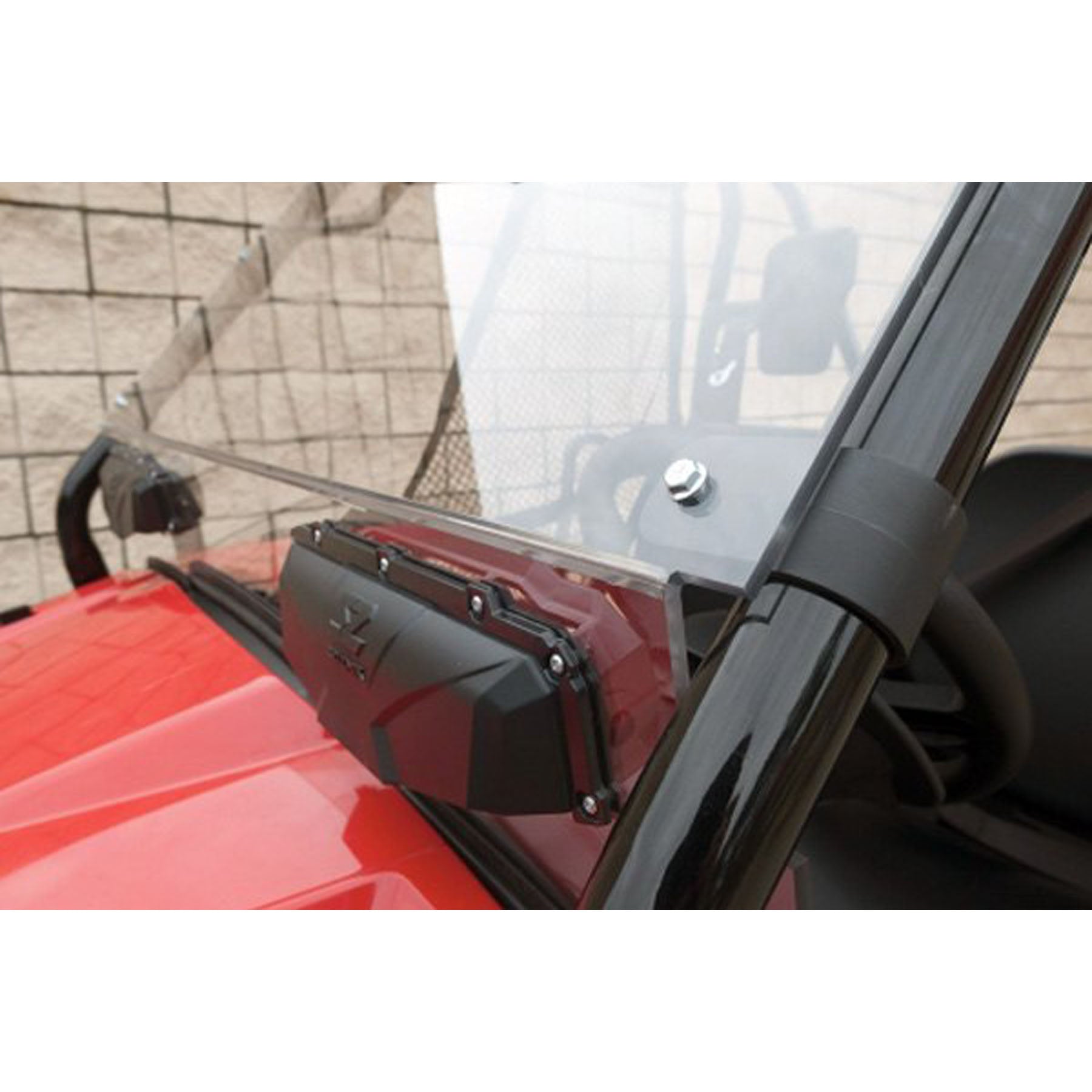 Seizmik Windshield Full-Vented for Pioneers - Scratch-Resistant Polycarbonate by Seizmik Part #50-25034KIT