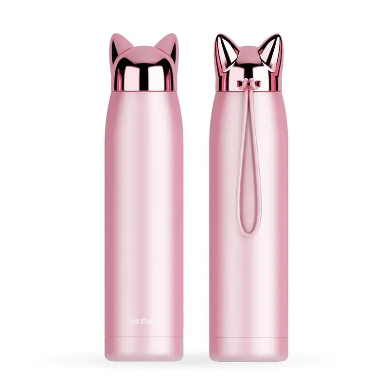 Cartoon Lightning Fox Insulated Water Bottle Atticus Goods