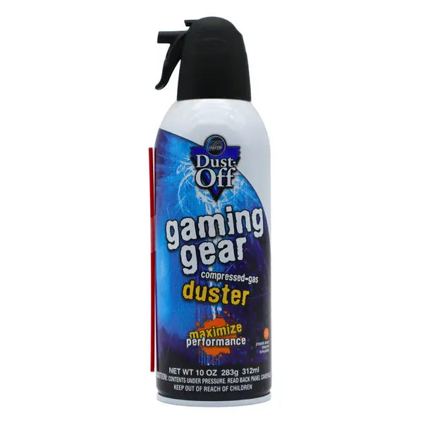 DUST-OFF 10 oz Gaming Duster – High-Performance Electronics Cleaner with Extension Tube