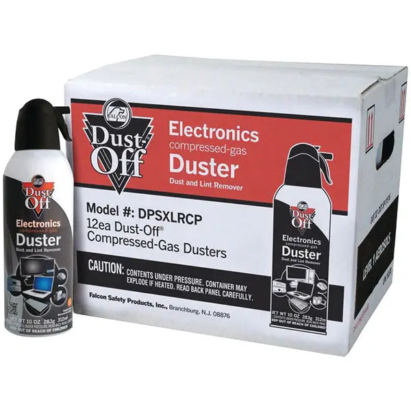 Dust-Off 10 oz Dispensable Duster with Extension Tube - Dust Removal and Cleaning for Electronics and Household Items