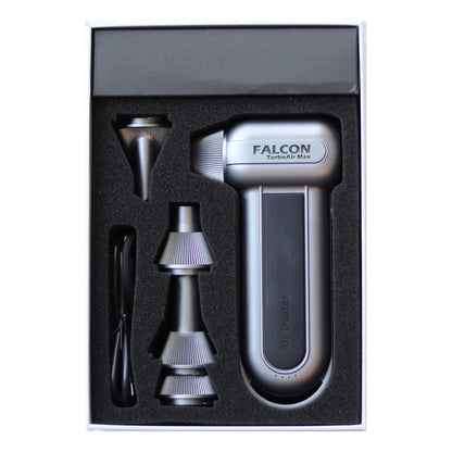 FALCON TurboAir Max E-DSTR Rechargeable Air Blower with 3-Speed Control and Accessories