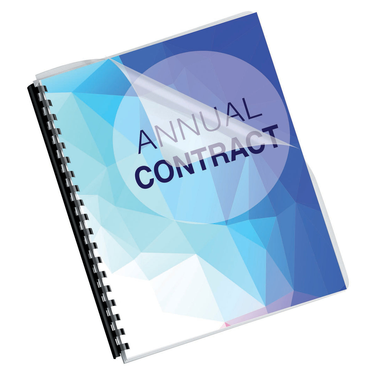 Fellowes 52311 Crystal PVC Oversized Binding Covers