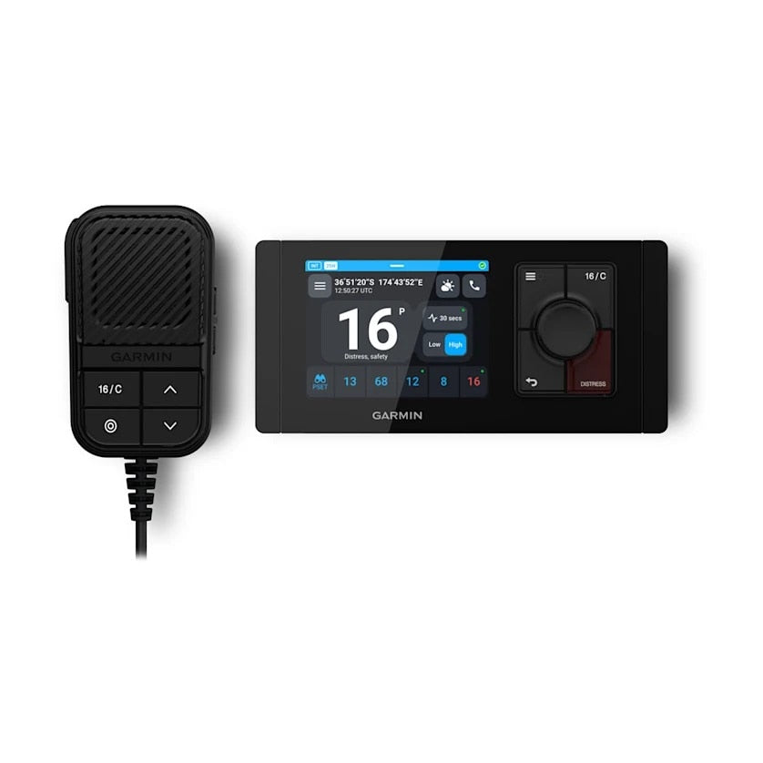 Garmin Signal RM 100 Remote Station - VHF Marine Radio Control with 3.5-Inch Touchscreen and Intercom