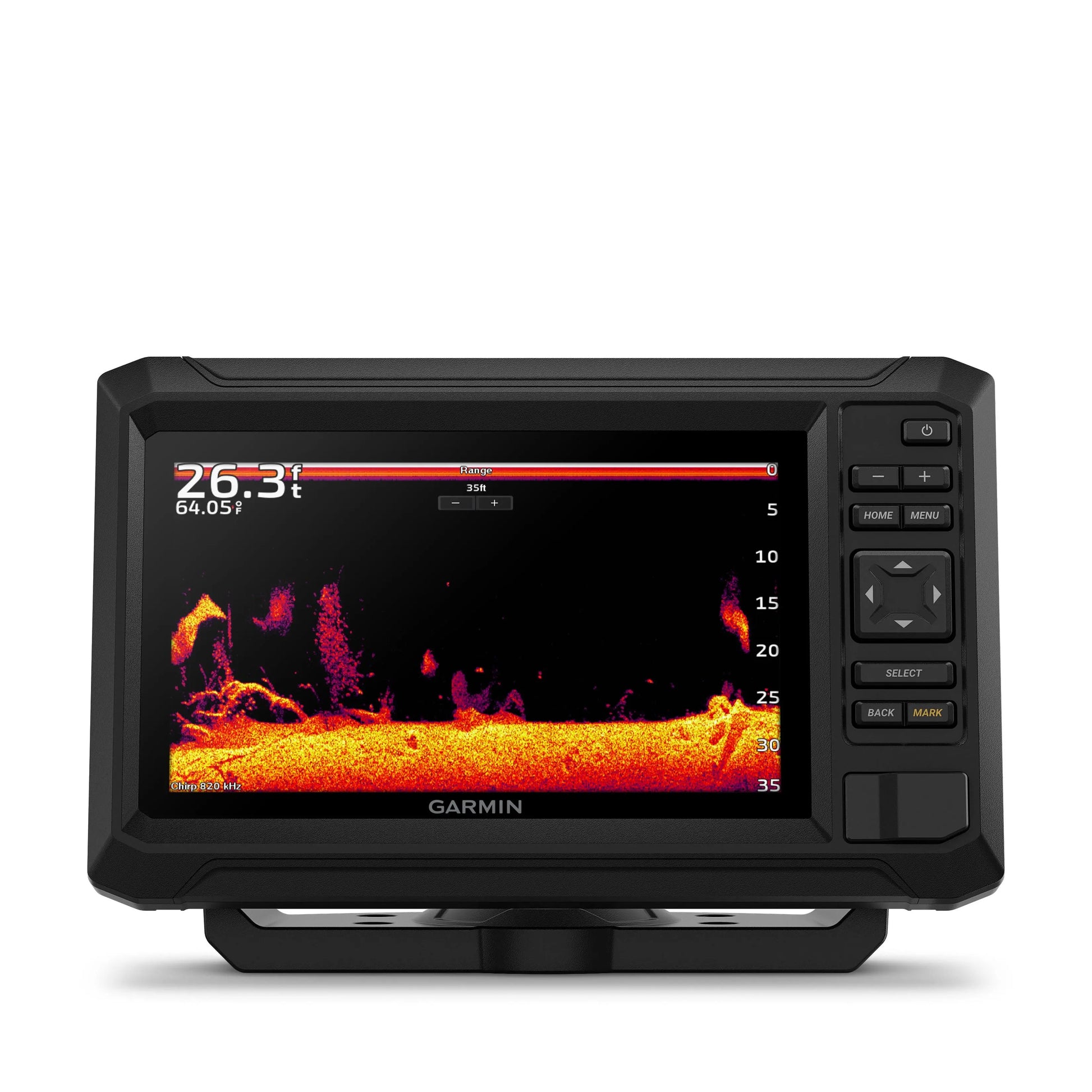 Garmin ECHOMAP UHD2 73cv Marine Chartplotter with Navionics+ U.S. Inland Mapping and GT20-TM Transducer - Remanufactured