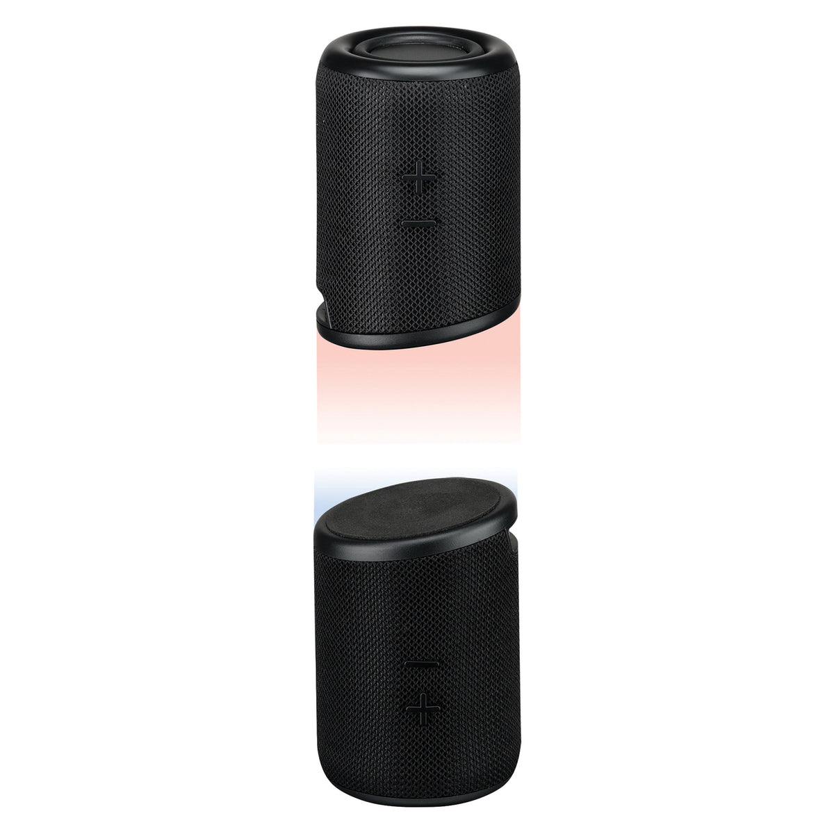 iLive Electronics ISB2133B Portable Dual Magnetic Bluetooth Speakers, Black