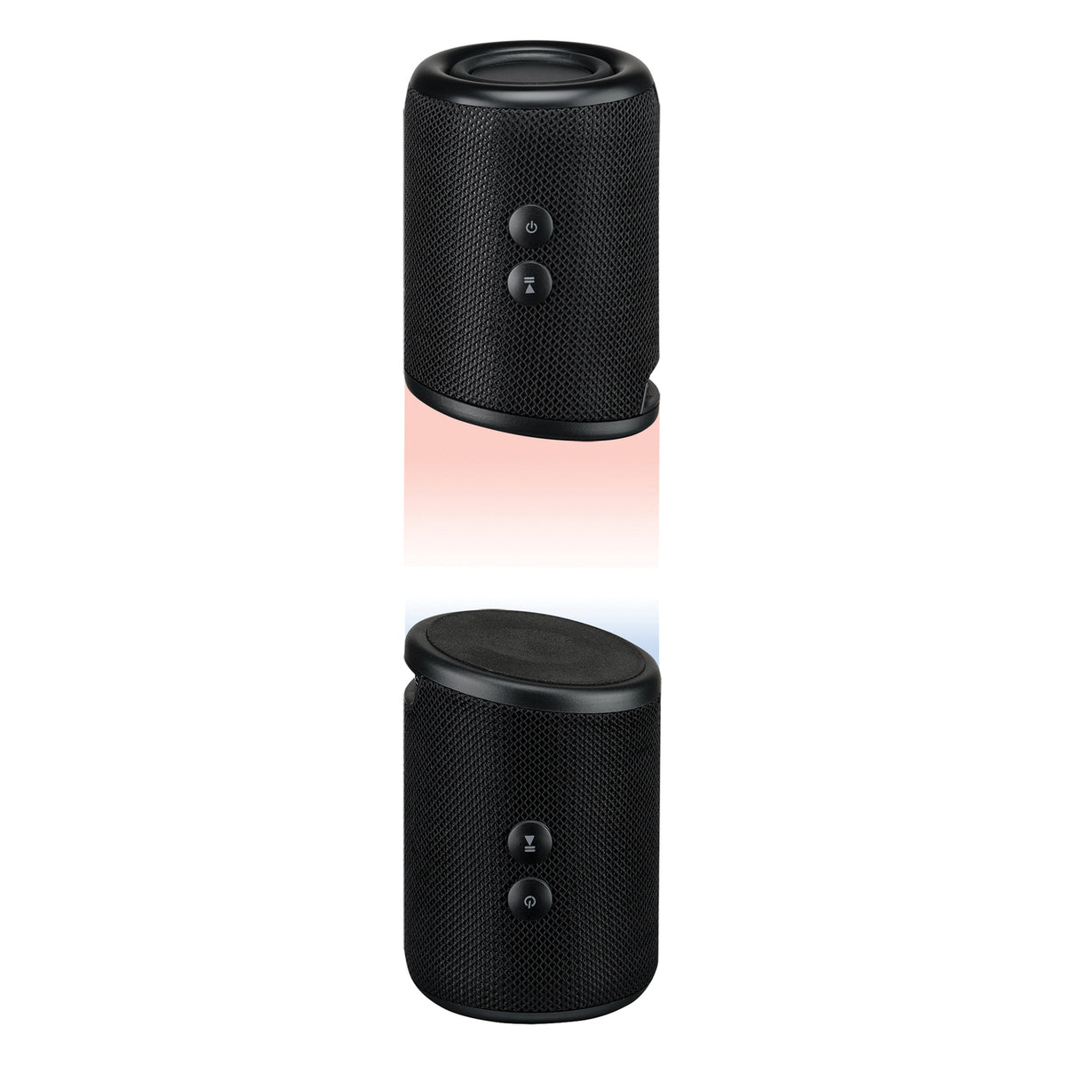 iLive Electronics ISB2133B Portable Dual Magnetic Bluetooth Speakers, Black