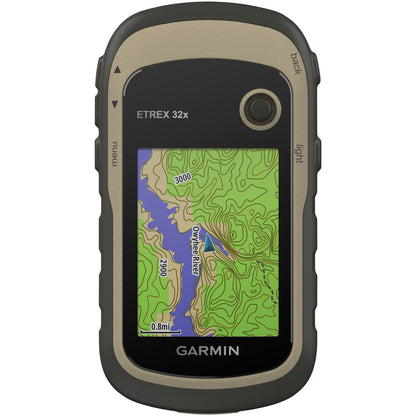 GARMIN eTrex 32x Handheld GPS with 2.2-Inch Sunlight-Readable Color Display and TopoActive Maps