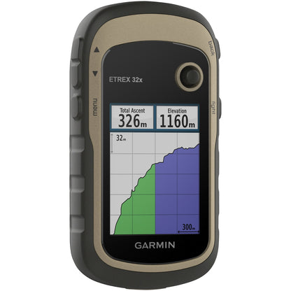 GARMIN eTrex 32x Handheld GPS with 2.2-Inch Sunlight-Readable Color Display and TopoActive Maps